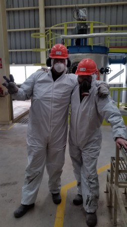 Personal en trabajo de limpieza